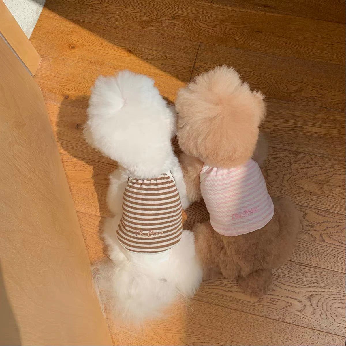 Berry Latte Stripe Pet Top